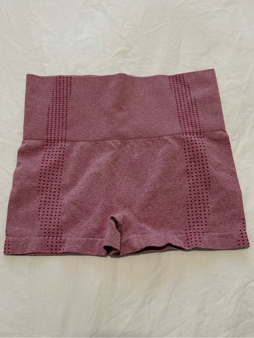 SHEIN High-Waist Seamless Women's Workout Shorts in Mauve